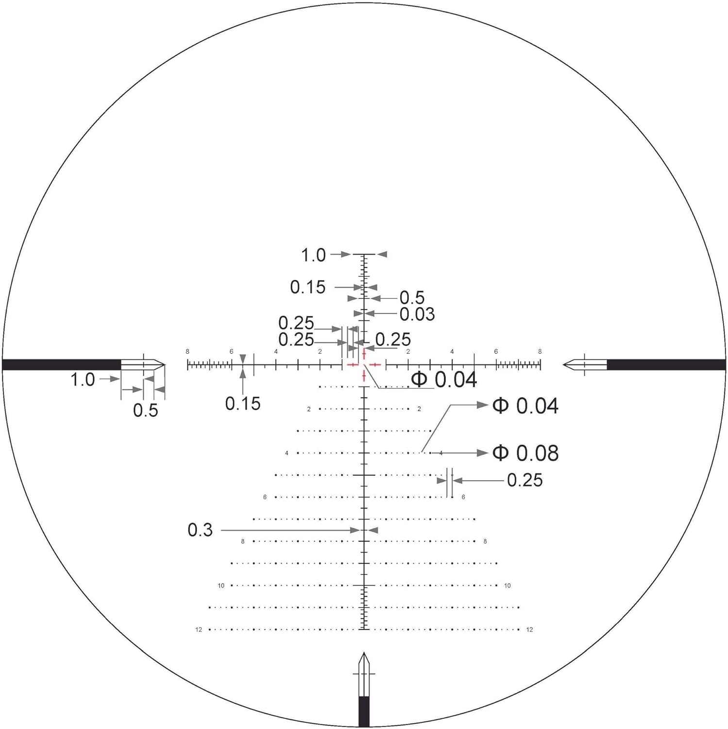 Arken Optics SH4 GEN2 4-16x50 VPR MIL Zielfernrohr