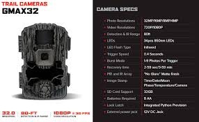 Stealth Cam Câmera de vida selvagem GMAX 32