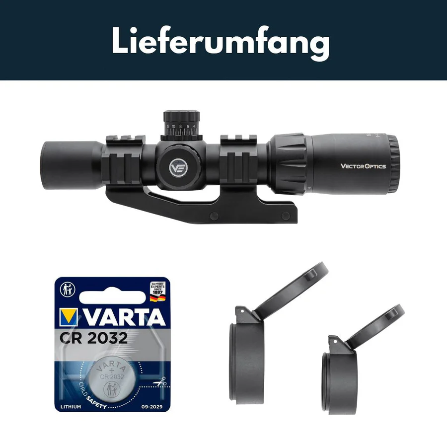 Vector Optics Mustang 1-4x30 SFP rifle scope