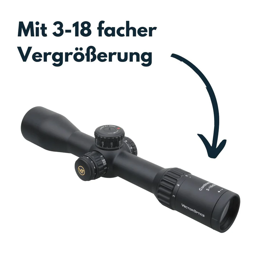 Vector Optics Continental 3-18x50 Zielfernrohr