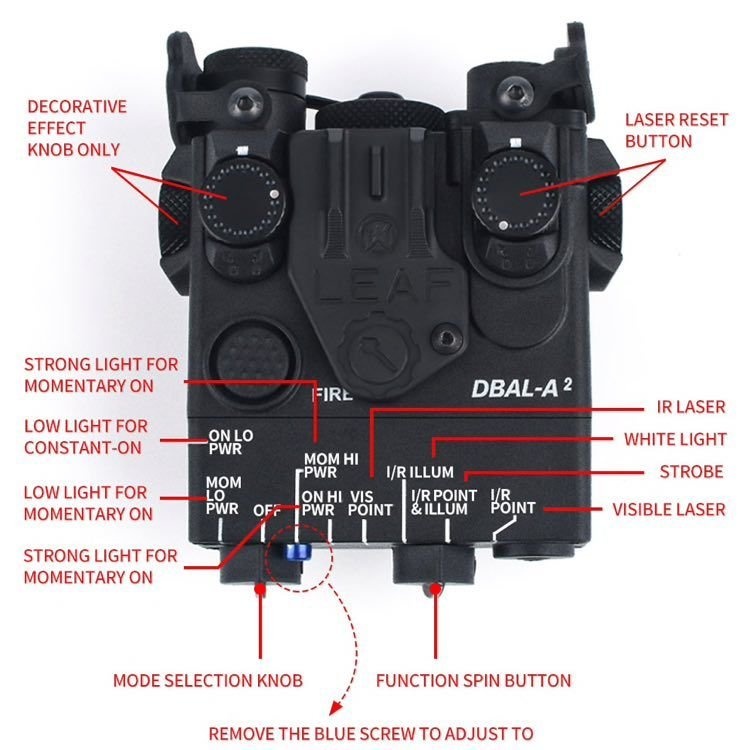 WADSN DBAL-A2 Multifunction Light Laser IR Module