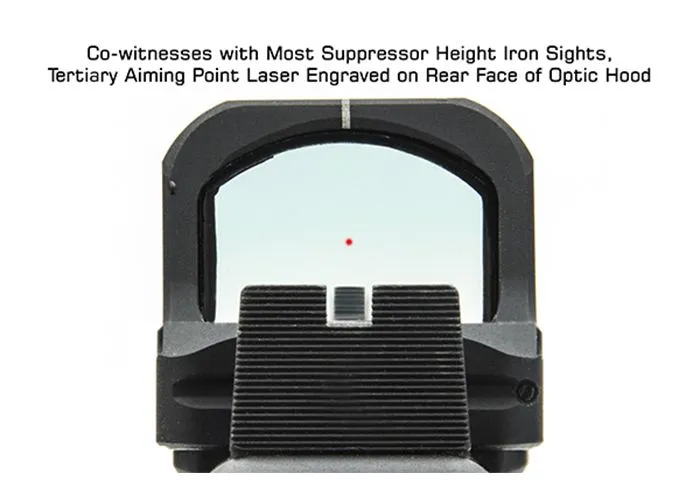 UTG Dispositivo de destino de punto rojo OP3 Micro con base adaptable
