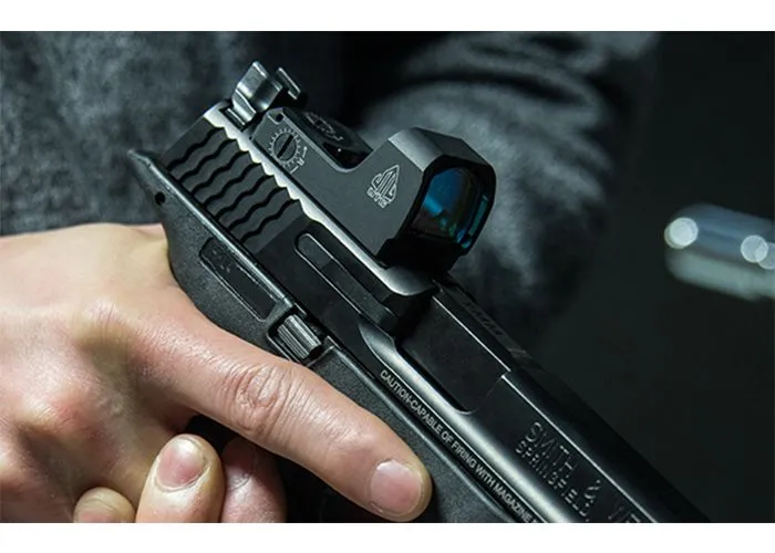 UTG Dispositivo de destino de punto rojo OP3 Micro con base adaptable