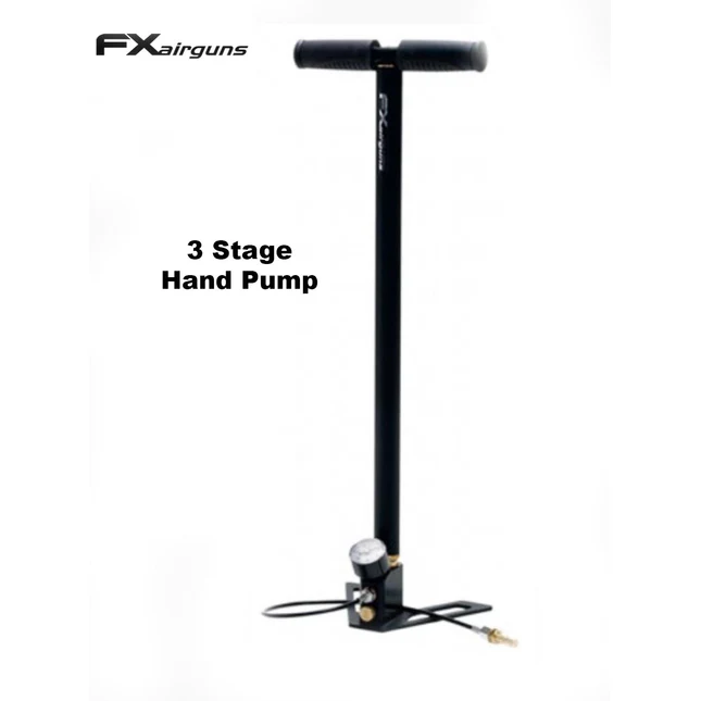 FX AirGuns Bomba manual de 3 estágios para HPA e AirGuns até 250 bar