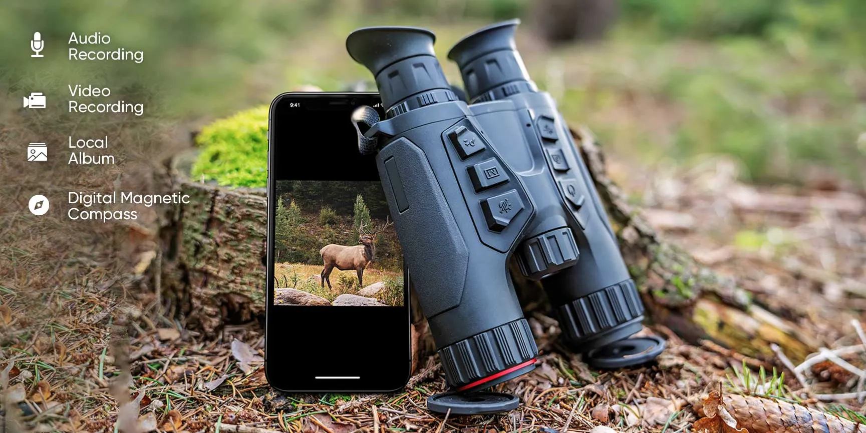 HIKmicro Prismáticos multiespectrales Habrok 4K