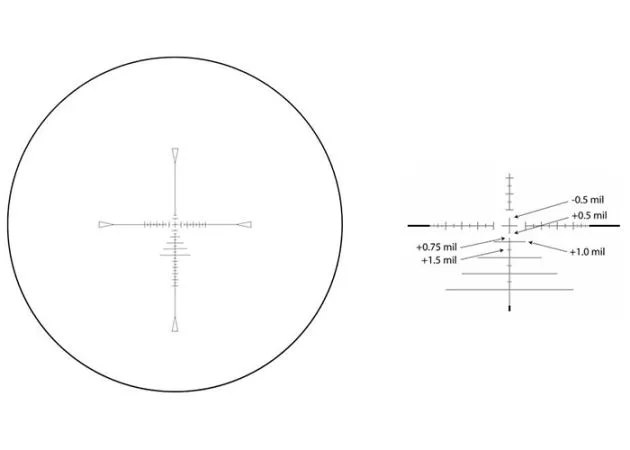 MTC Optics Lunette de visée Viper Connect 3-12x32 SCB2