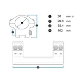 MTC Optics Soporte para mira telescópica Viper Connect