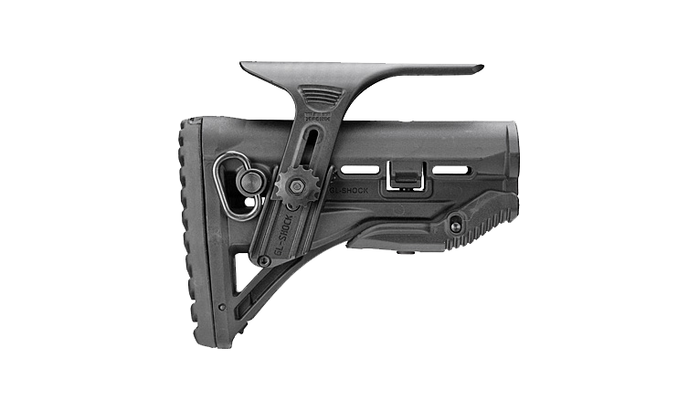 FAB Defense GL-SHOCK CP M4/AR15 Buttstock com absorção de choque com descanso para bochecha
