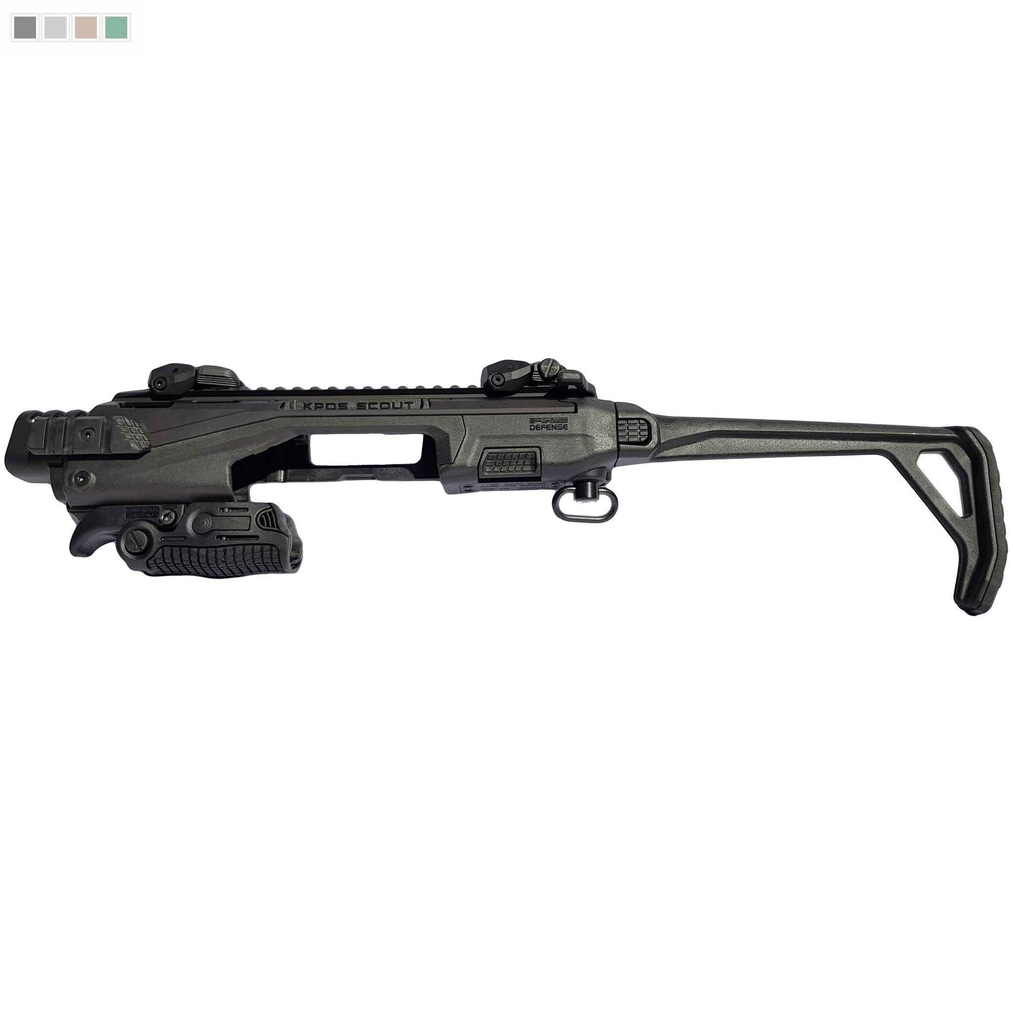 FAB Defense Kit de conversão PDW avançado KPOS Scout para GLOCK 17/19