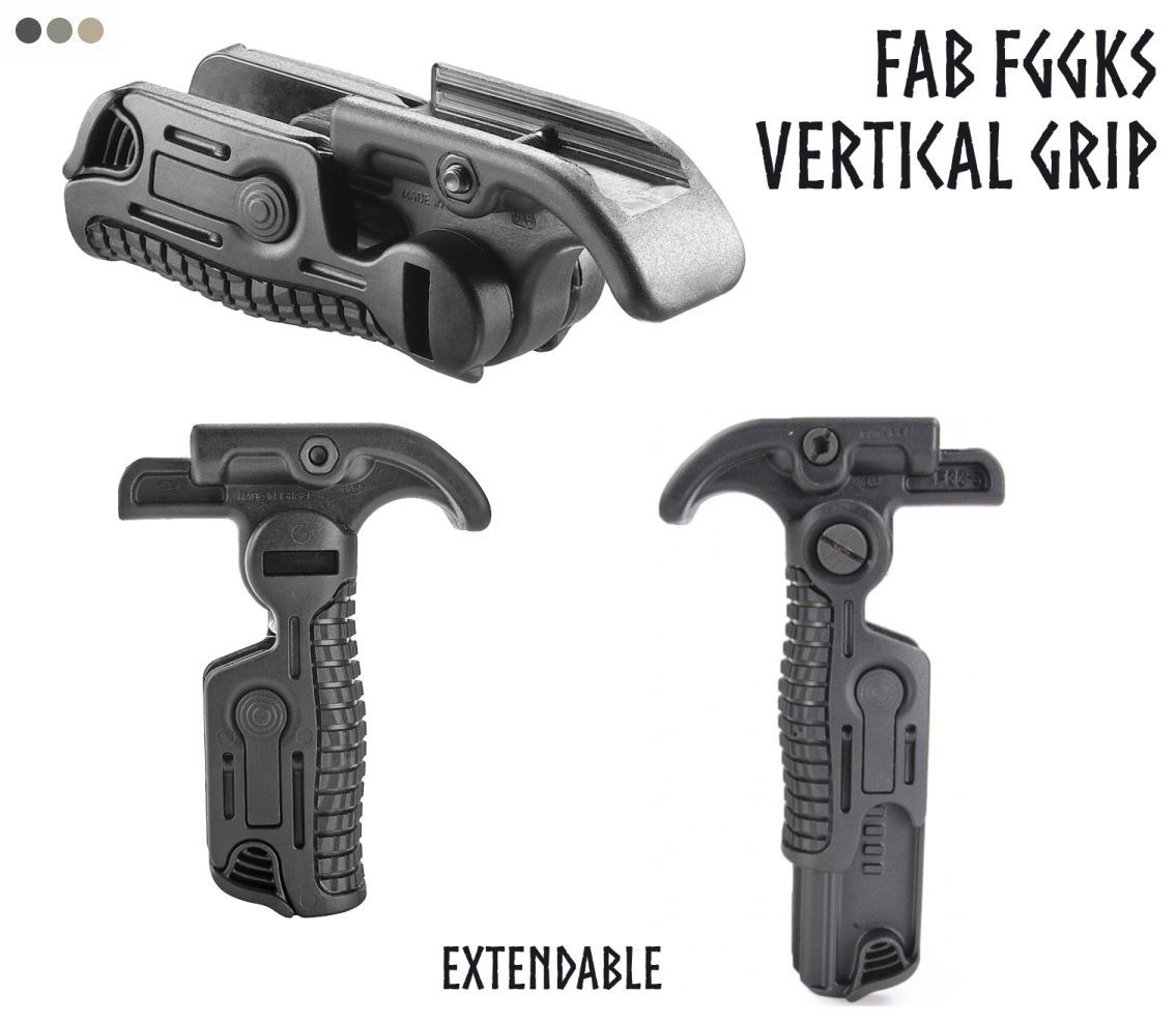 FAB Defense FGGK-S Folding foregrip with trigger safety