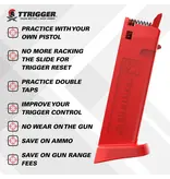 TTRIGGER Chargeur d'entraînement Dry Fire Classic pour Glock Doublestack calibre 9/40/357/.45 GAP