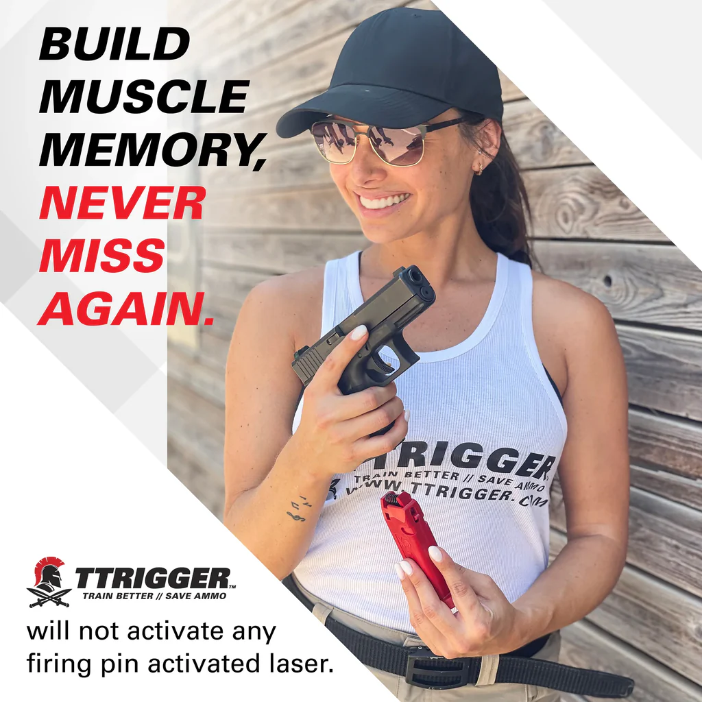 TTRIGGER Cargador de entrenamiento Dry Fire Classic para Glock Doublestack calibre 9 / 40 / 357 / .45 GAP