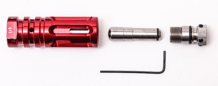 Laserammo Juego de flash Airsoft para rifles AirSoft con ocultador de flash de -14 mm