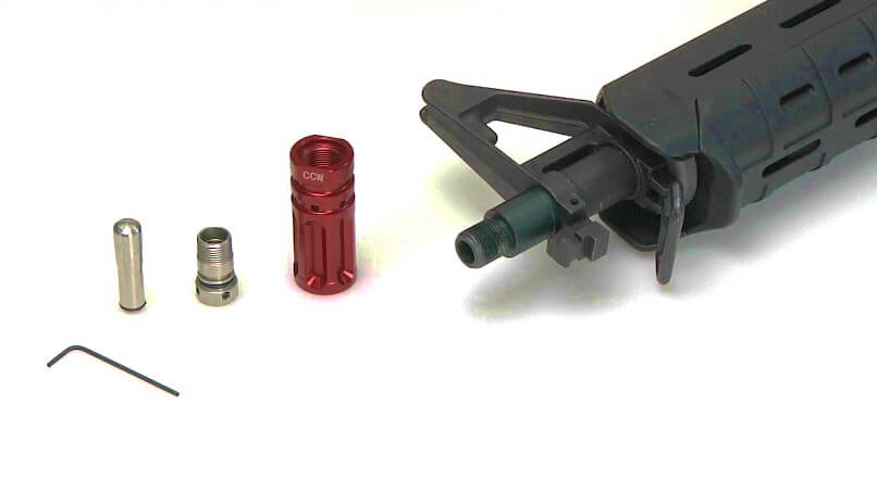 Laserammo Juego de flash Airsoft para rifles AirSoft con ocultador de flash de -14 mm