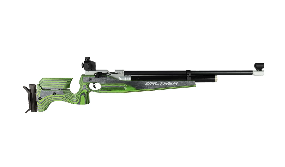 Walther Pistola de ar PCP Match LG400 Junior Universal Green Hornet