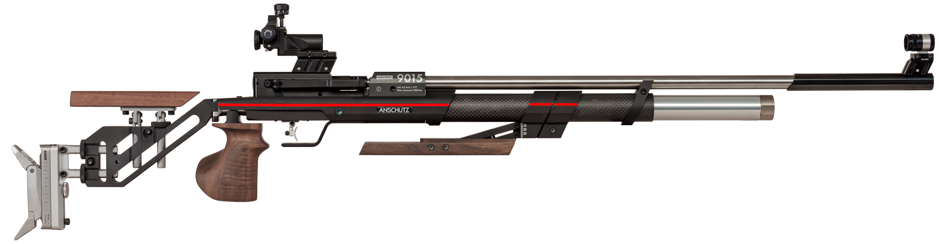 Anschütz Pistola de aire comprimido PCP One Basic Match 9015