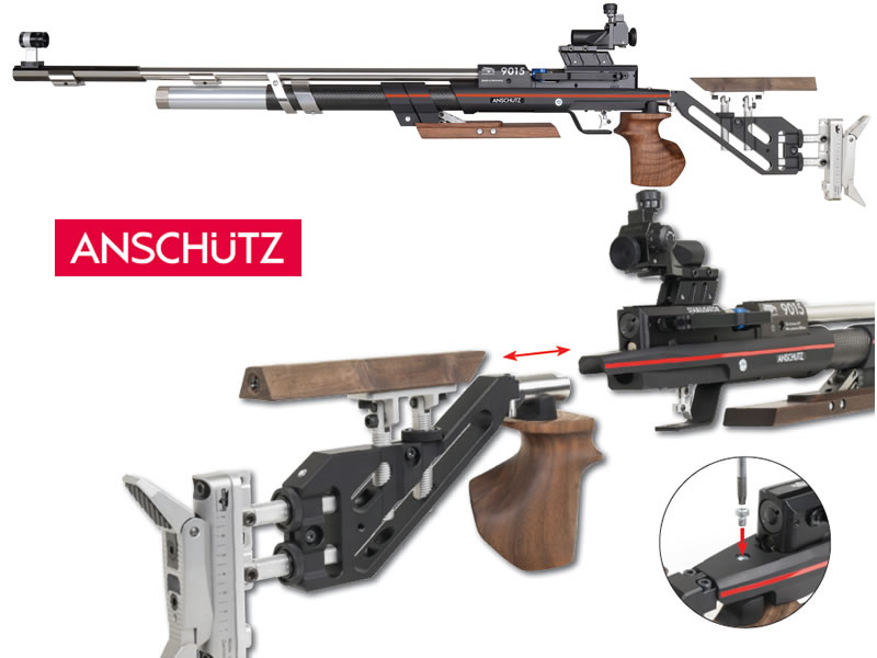 Anschütz Pistola de aire comprimido PCP One Basic Match 9015