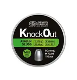 JSB KnockOut Slugs .250 MK2 6,35 mm 2.170 gramas - 5 x 150 peças