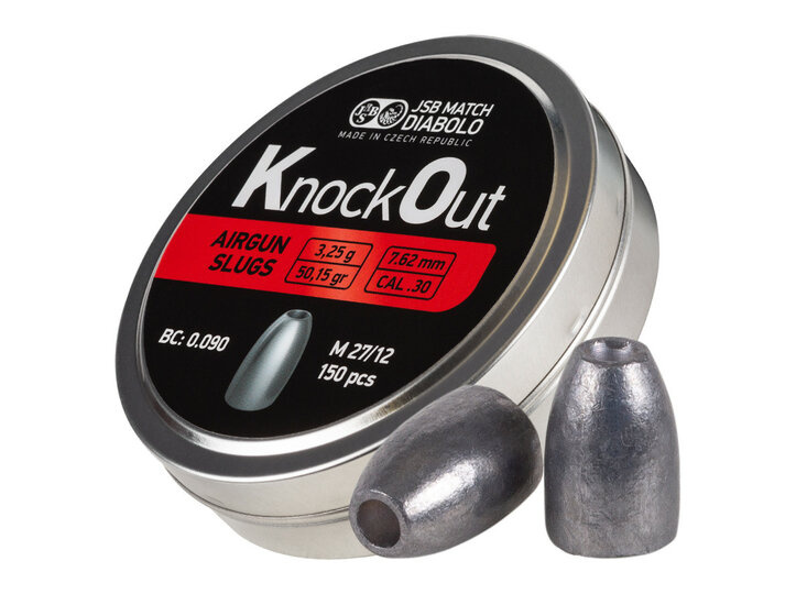 JSB Śruby KnockOut .30 7,62 mm 3250 gramów - 5 x 150 sztuk