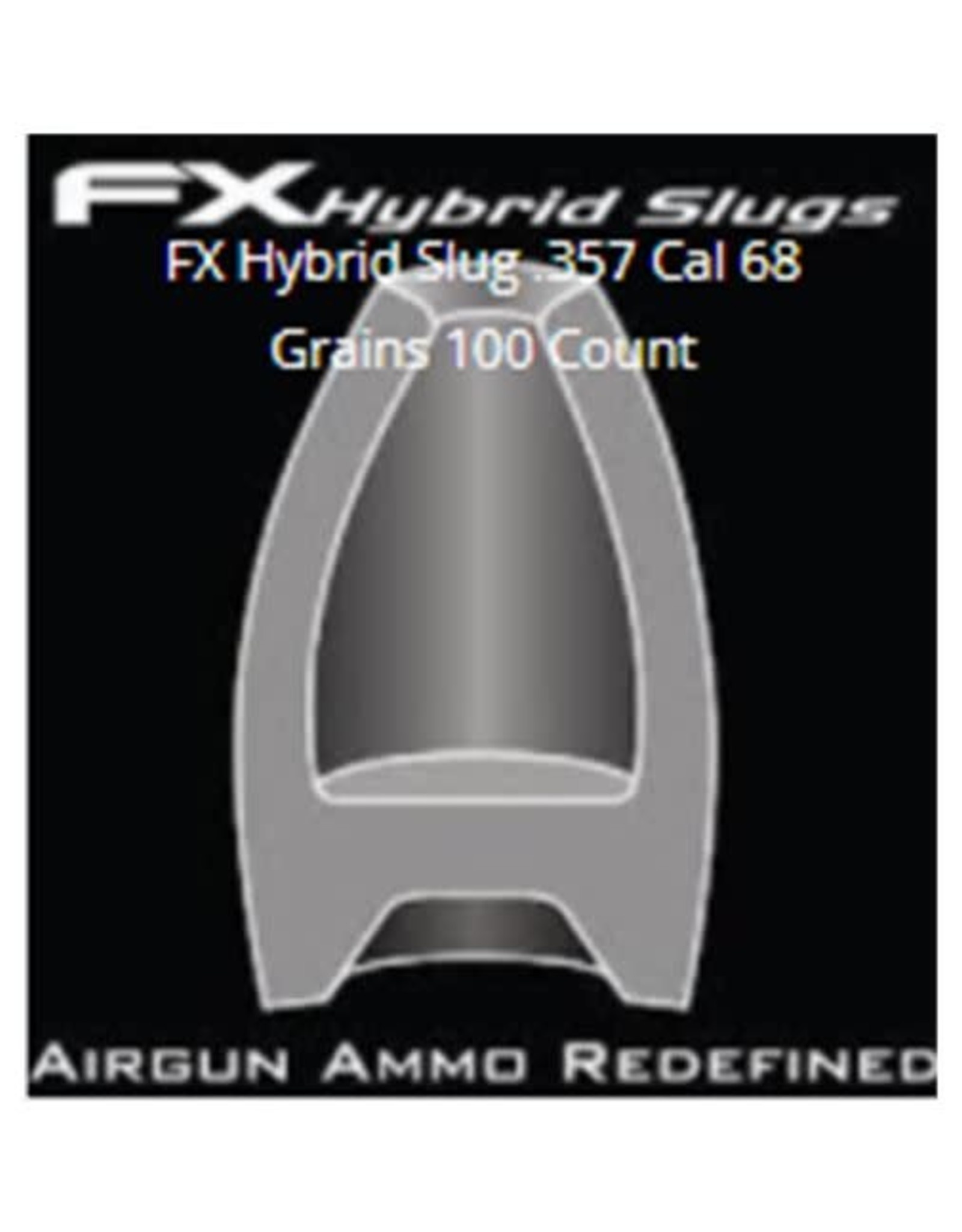 FX AirGuns Airgun Slugs FX Hybrid - pacote de 5