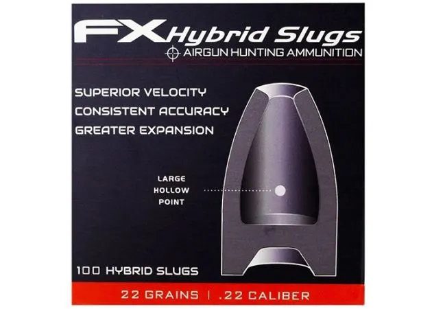 FX AirGuns Airgun Slugs FX Hybrid - pacote de 5