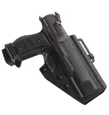 Walther Coldre Q5 com estrutura de aço e adaptador de cinto Black Hawk