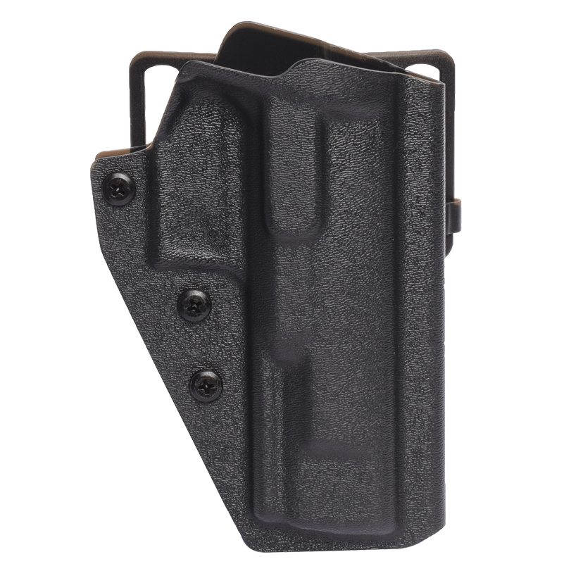 Walther Coldre Q5 com estrutura de aço e adaptador de cinto Black Hawk