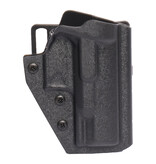 Walther Coldre Q4 com estrutura de aço e adaptador de cinto Black Hawk