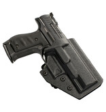 Walther Coldre Q4 com estrutura de aço e adaptador de cinto Black Hawk