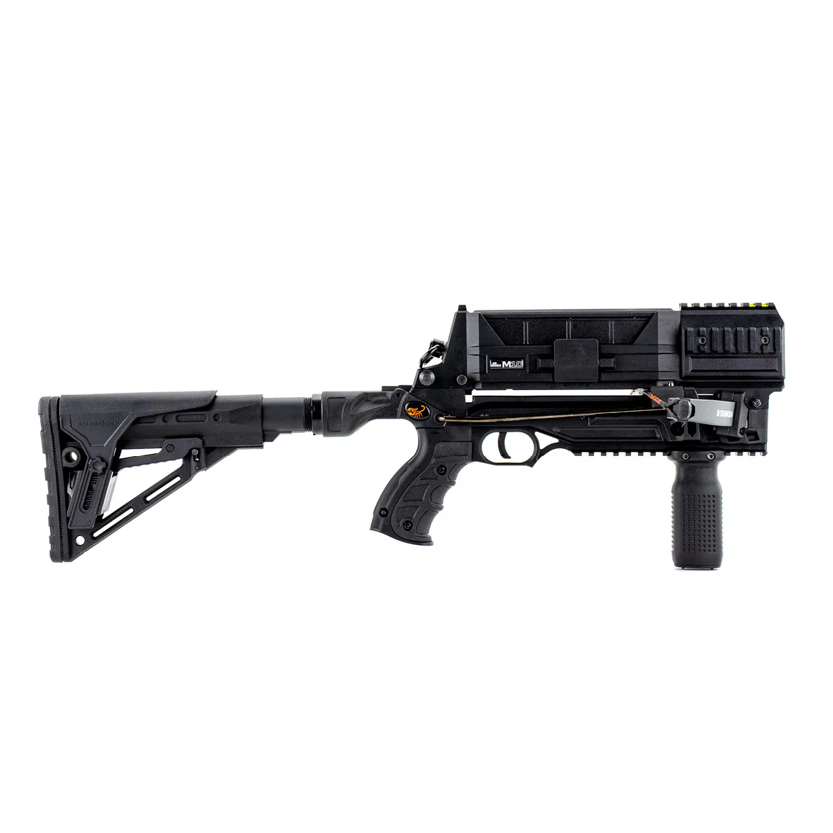 Steambow AR-Series M10 Tactical repeating crossbow with 10-round interchangeable magazine