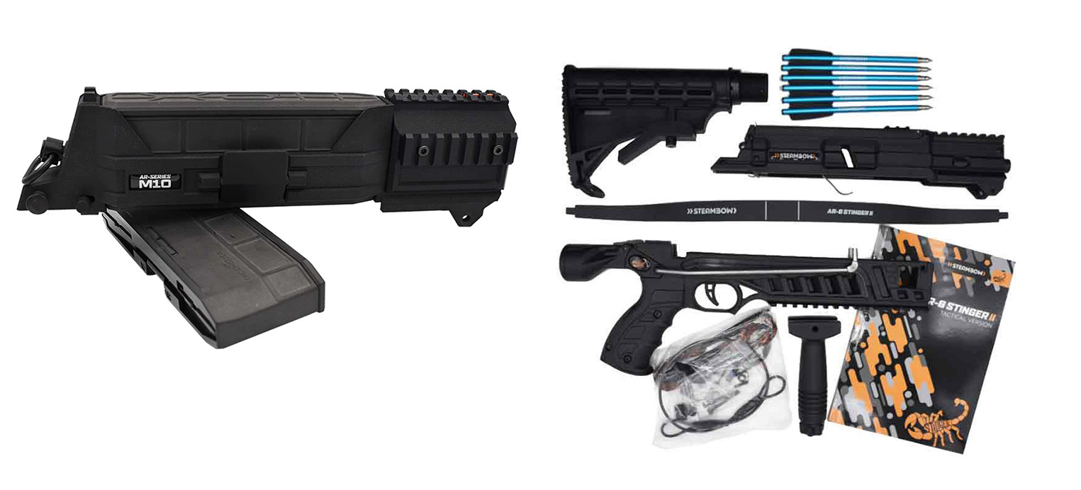 Steambow AR-Series M10 Compact or Tactical with 10-round interchangeable magazine