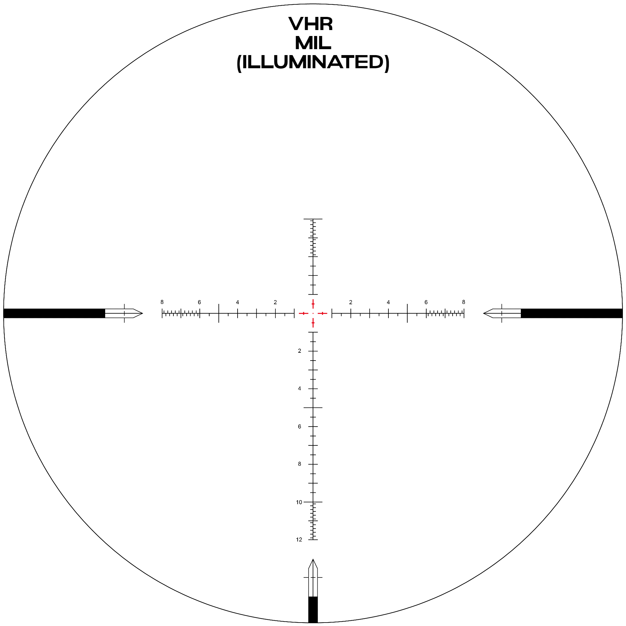 Arken Optics Lunette de visée EPL4 4-16x44 VHR MIL