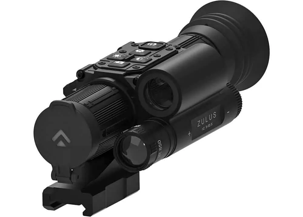 Arken Optics Mira telescópica Zulus HD 3-12x LRF diurna e noturna