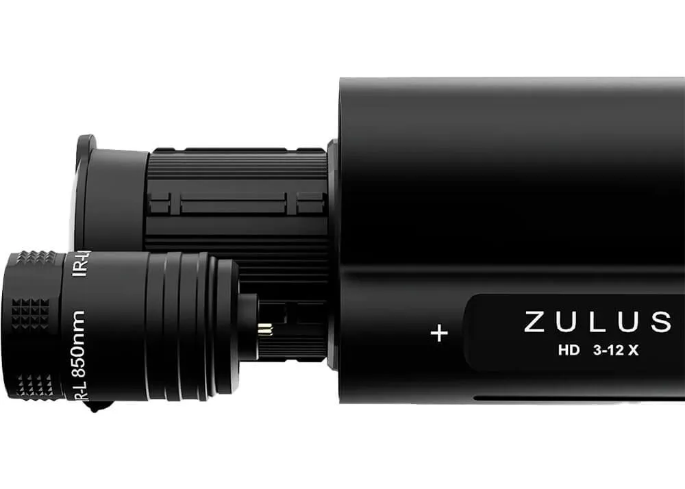 Arken Optics Mira telescópica Zulus HD 3-12x LRF diurna e noturna