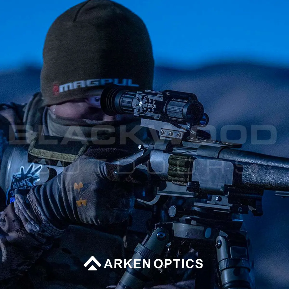 Arken Optics Mira telescópica Zulus HD 3-12x LRF diurna e noturna