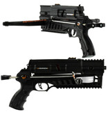 Steambow AR-6 Stinger II Compact repeating crossbow with 6-shot rapid-fire magazine