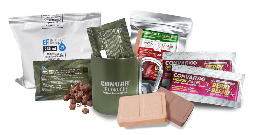 Convar Foods Confezione per la conservazione degli alimenti di emergenza A1