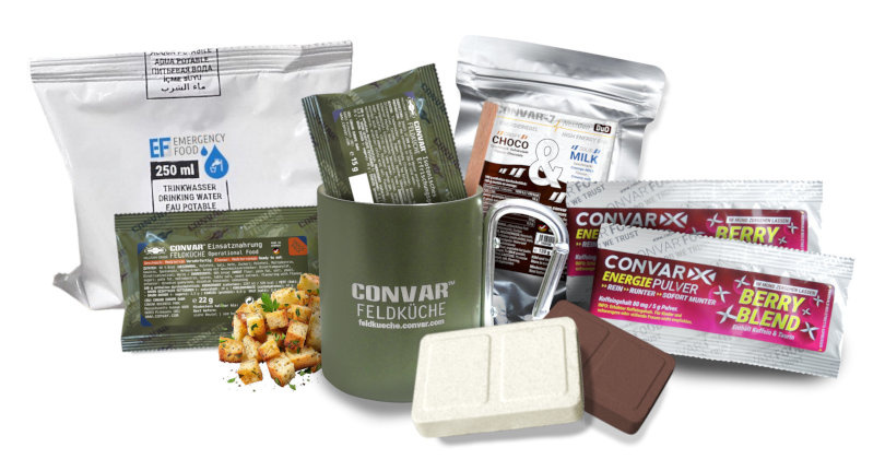 Convar Foods Pack de conservation alimentaire d'urgence A8