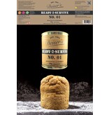 READY-2-SURVIVE Não. 01 Centeio integral - pão de lata - 12 latas / 4,2 kg sem cortes, sem lactose, vegano