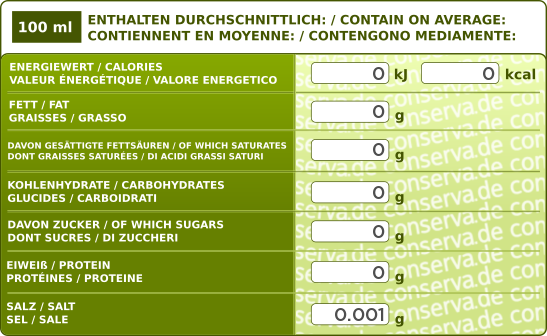 Convar Foods 30 x Emergency Food WasserFass (5 Liter)