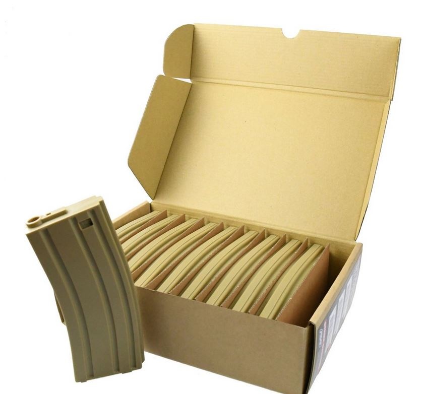 ASG Revistas M4/M16 Mid-Cap, pacote com 10 140 BB