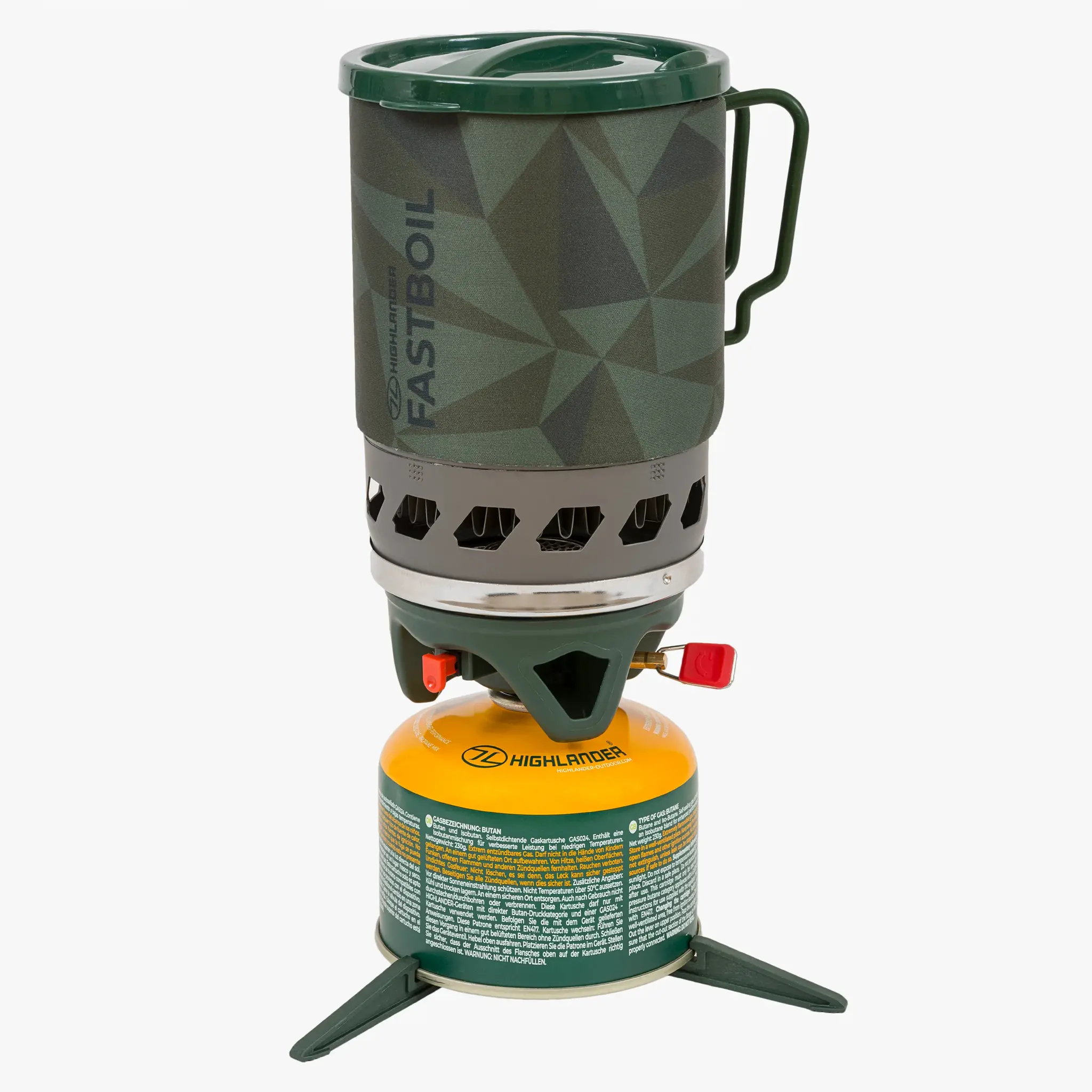 Highlander Estufa de gas para camping Blade Fastboil 3 - 1,1 litros