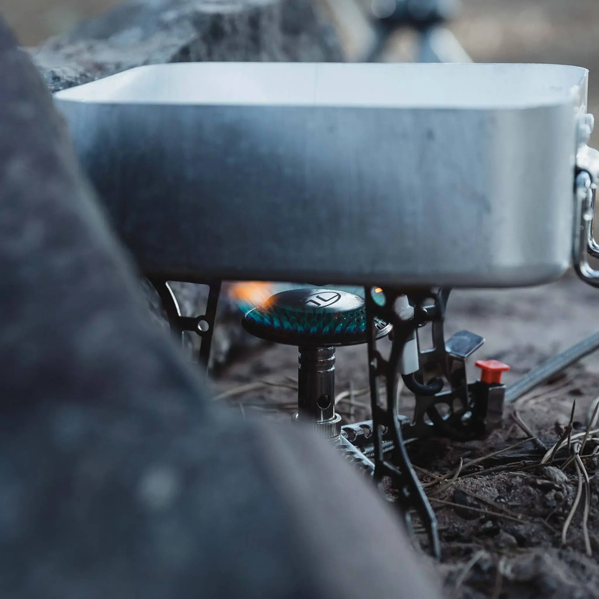 Highlander Cuisinière à gaz extérieure compacte triplex