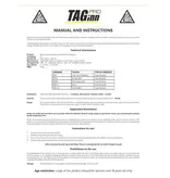 TAGinn Mini granada de fragmentação AFG4 com efeito de estrondo e flash - YE