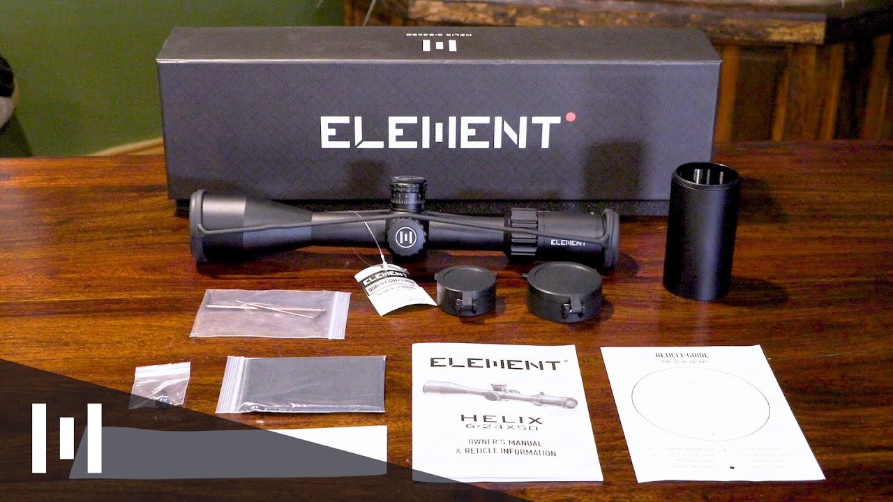 Element Optics HELIX 6-24×50 FFP or SFP rifle scope