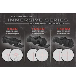 Element Optics Serie inmersiva: visores prismáticos