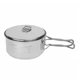 Esbit Set de cocina camping para combustible seco con olla de acero inoxidable 18/8 - 1.000 ml