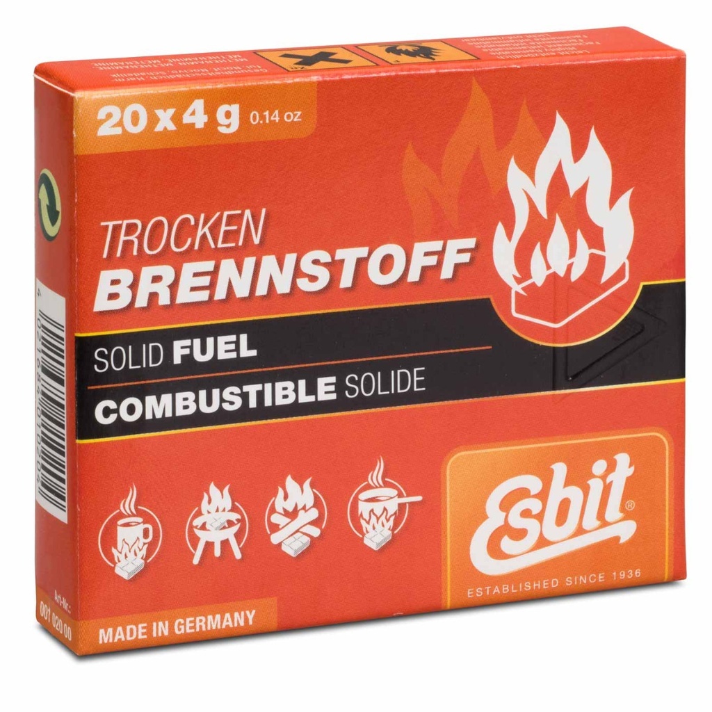 Esbit Pastillas de combustible seco