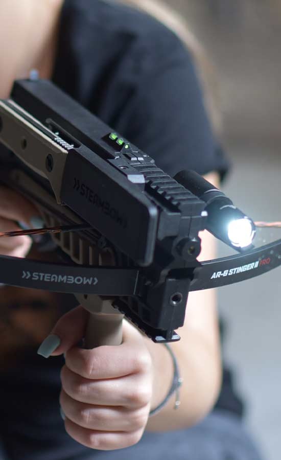 Steambow AR-Series Tactical Lamp including mount