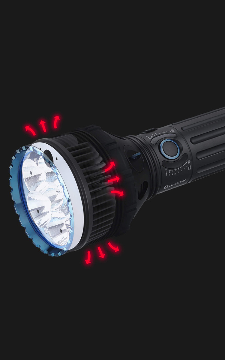 OLight Latarka X9R Marauder o mocy 25 000 lumenów